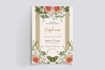 floral bridal shower invitation templates