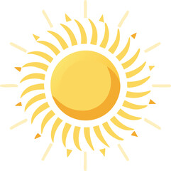 sun icon vector illustration