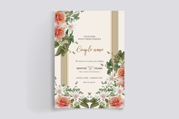 floral bridal shower invitation templates