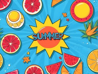 summer beach background