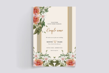 floral bridal shower invitation templates