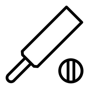 recommend clip art: Cricket Icon in outline Style. Line Art
                    
                    