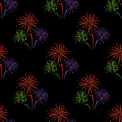 Vector illustration, cross stitch firework, fireworks, colorful fireworks, colorful fireworks effect, fireworks light, wallpaper, celebration background, new year, image for download
