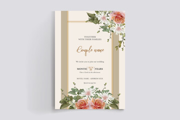 floral bridal shower invitation templates