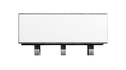 Blank Billboard for Advertising: Ideal for Creative Marketing Concepts and Campaigns