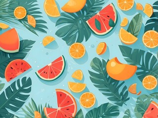 Fototapeta premium beautiful summer background