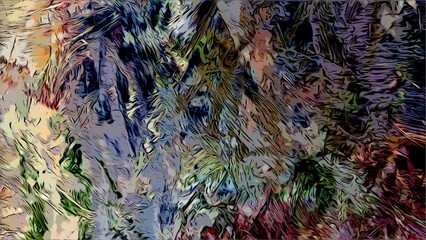 Abstract art background . Hand painting artwork on canvas .