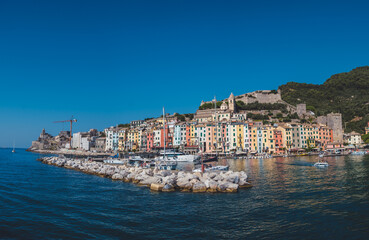 Naklejka premium coast town of Portovenere in Cinque Terre