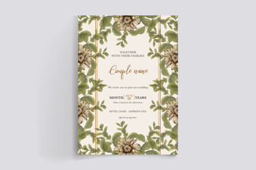 floral bridal shower invitation templates