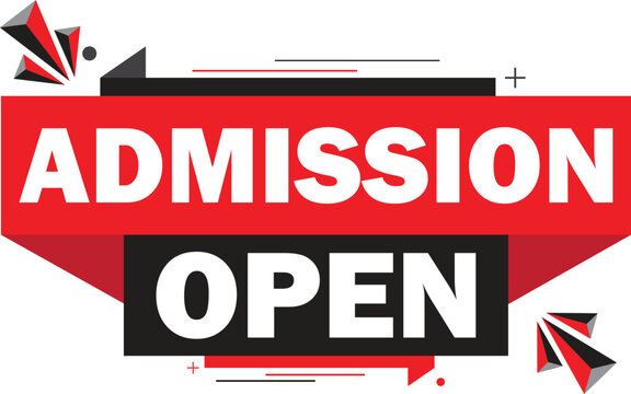 Admission open for school and colleges. Admission open badge for university. Admission open vector design. Admission Open Tag Vector Image Transparent