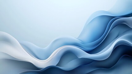 A blue wave with a white background