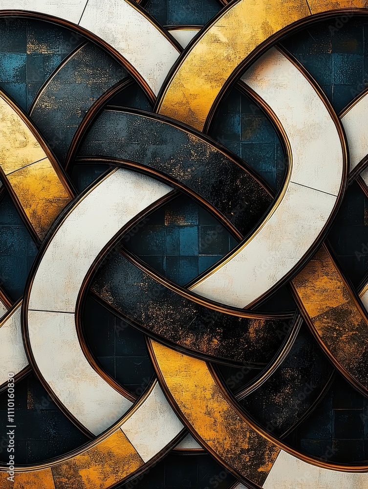 Poster dynamic abstract pattern digital art modern design creative environment close-up view visual aesthet