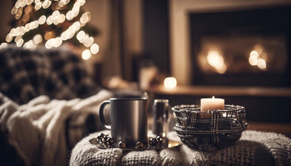 Cozy Christmas living room