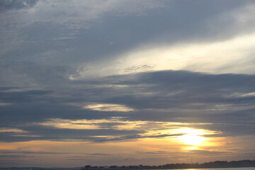 texture of the sky sunrise reddish orange morning