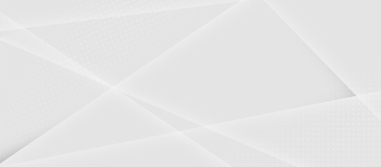 Obraz premium Abstract White Background with Subtle Polygonal and Dotted Patterns