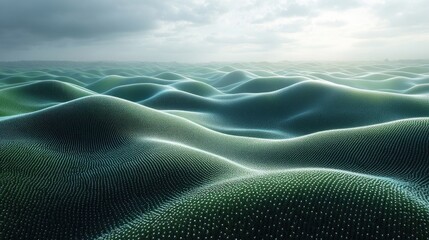 Futuristic Visualization of Lush Cornfields Symbolizing Sustainable Agriculture and Environmental Harmony