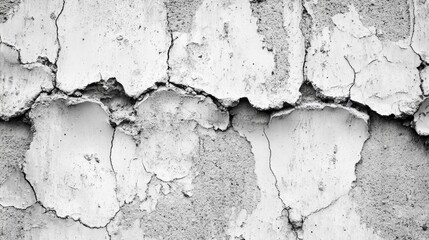 Obraz premium Textured cracked concrete wall background with worn surface details ideal for design and artistic applications