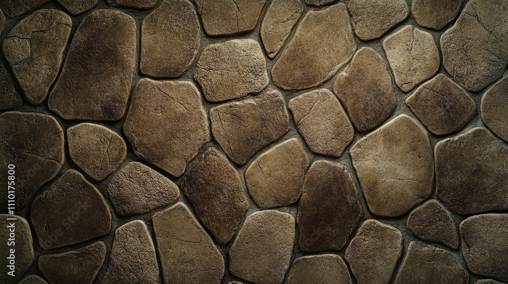 Poster natural brown stone texture background with detailed macro view showcasing uneven shapes and rich ea