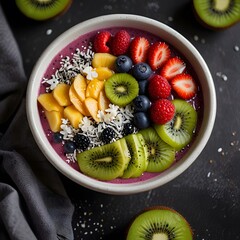 fruit salad in a bowl