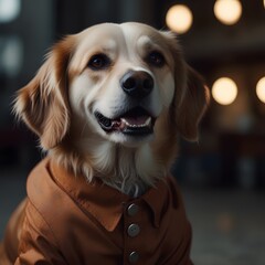 golden retriever portrait