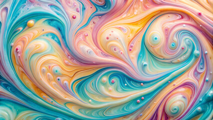 Soap swirl texture background beautiful colors