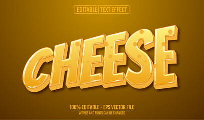 cheese editable text effect