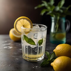 glass of lemonade