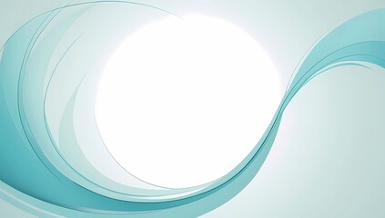 Obraz premium Subtle Blue and Teal Twirls Forming an Abstract Pattern