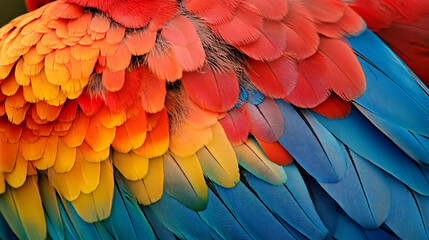 Obraz premium A bird rests on a vibrant flower in the garden, its transparent wings gently folding.