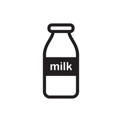bottle of milk icon 