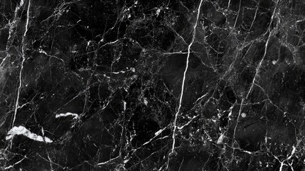 Obraz premium Black marble texture with intricate veining and high resolution ideal for backgrounds and interior design projects