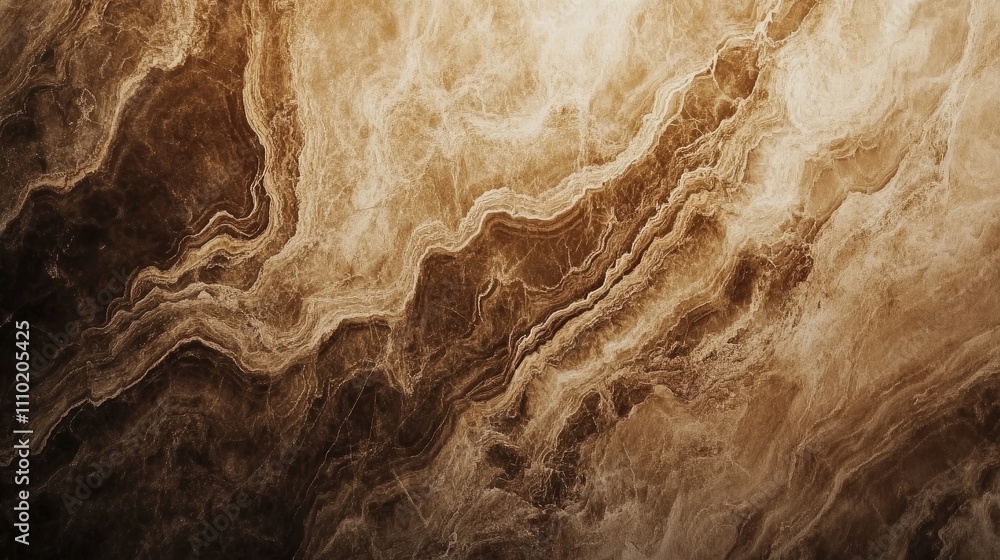 Leinwandbilder rustic dark brown marble background with intricate natural patterns and textures in earthy tones for