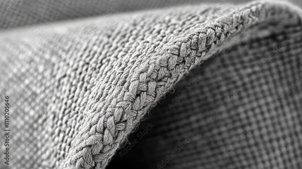 Aufkleber woven sackcloth texture pattern for design background showcasing natural linen fabric with detailed 
