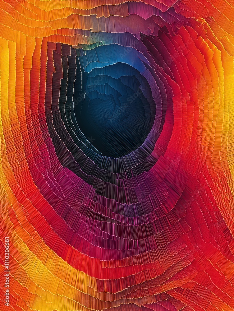 Poster vivid abstract art exploration digital colorful texture contemporary design close-up view visual dep