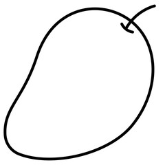 Mango black and white