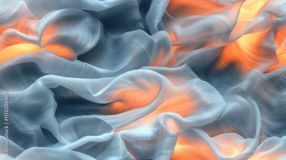 Poster fluid motion visualization digital art abstract composition creative design high-resolution imagery 