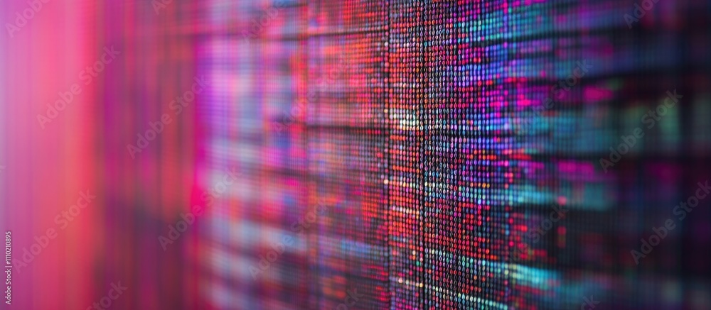 Poster vibrant multicolored abstract background with shimmering lights and blurred sequins creating a dazzl