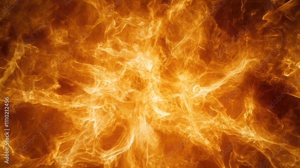 Poster dynamic flame texture background for design and wallpaper showcasing vibrant orange and red hues in 