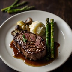 lamb chops with vegetables