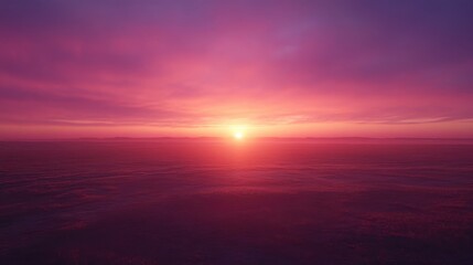 Fototapeta premium serene vibrant sunset over still waters with colorful sky reflections during peaceful summer evening