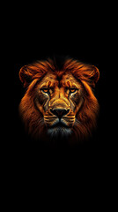 Fototapeta premium lion, King of jungle, Amazing and dangerous image of lion 