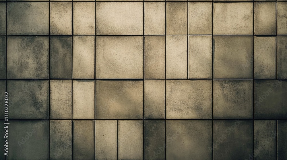Poster cement wall surface texture with geometric pattern and aged appearance suitable for architectural an