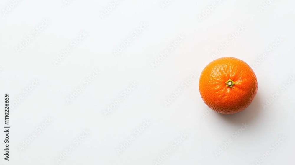 Aufkleber fresh and vibrant tangerine on clean white background highlighting natural color and texture suitabl