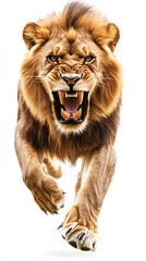Obraz premium lion, King of jungle, Amazing and dangerous image of lion 