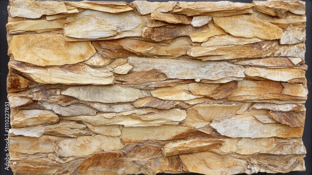 Aufkleber textured background of layered natural stone with various earthy tones suitable for rustic decor or 