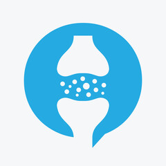 Initial Letter O Knee Joint Bone Logo For Medical and Health Symbol