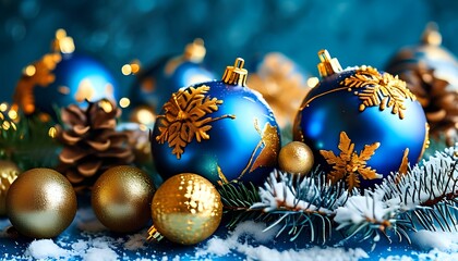 Festive christmas ornaments and decorations home setting holiday decor winter wonderland close-up perspective celebration of joy and tradition