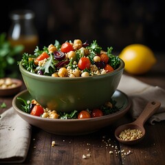 salad with vegetables