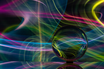 Lightpainting with a ball