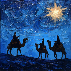 The Three Wisemen Painting 